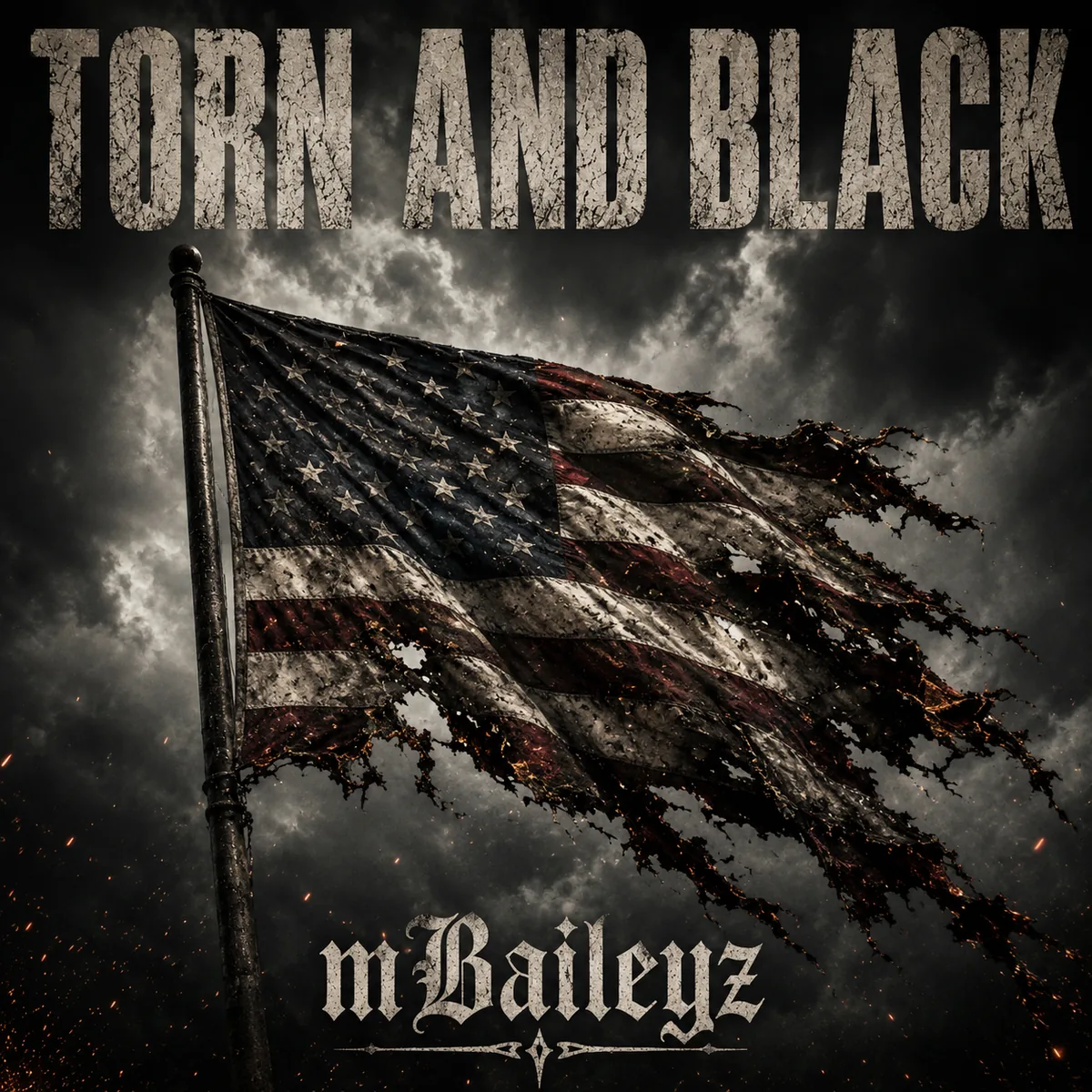 TORN AND BLACK cover