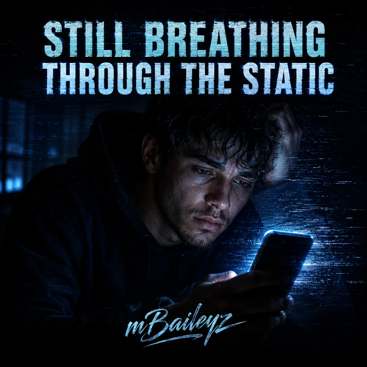 STILL BREATHING THROUGH THE STATIC cover